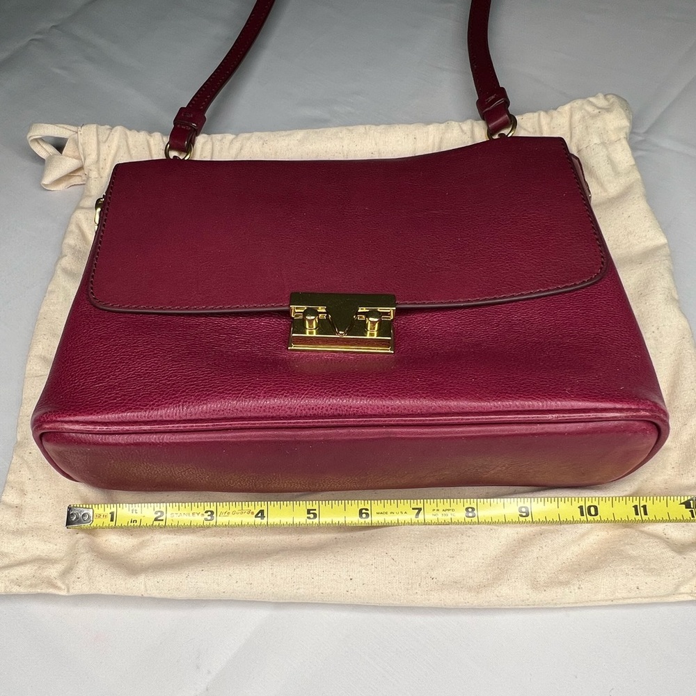 J.Crew Goodwin Crossbody Bag Burgundy